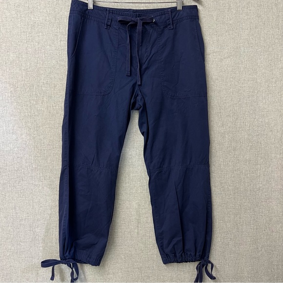 Ralph Lauren Pants - Vintage Ralph Lauren Cargo Pants Women’s 14 Blue Capri Denim Y2K‎ Retro
